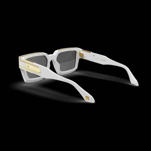 Sunglasses - Baller - White / Gold